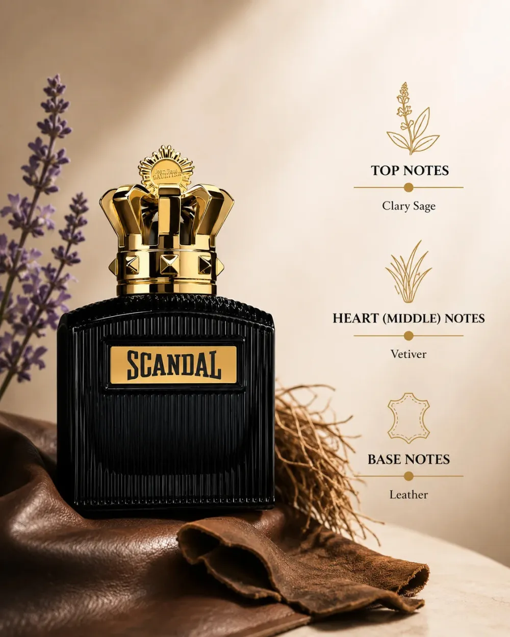 Scandal Pour Homme Intense Intense eau de parfum para homens 100 ml