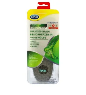 Scholl In-Balance Arch Pain Relief Insole Medium palmilhas para sapatos 1 un.