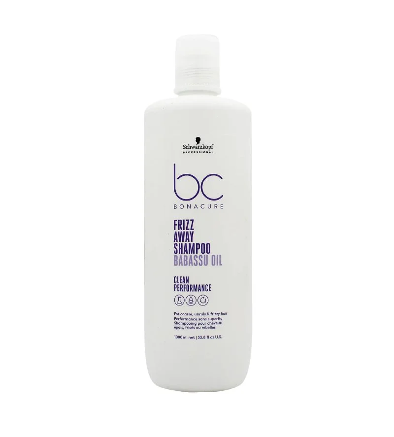 Professional BC Frizz Away Shampoo champô para cabelos indisciplinados e encrespados 1000 ml