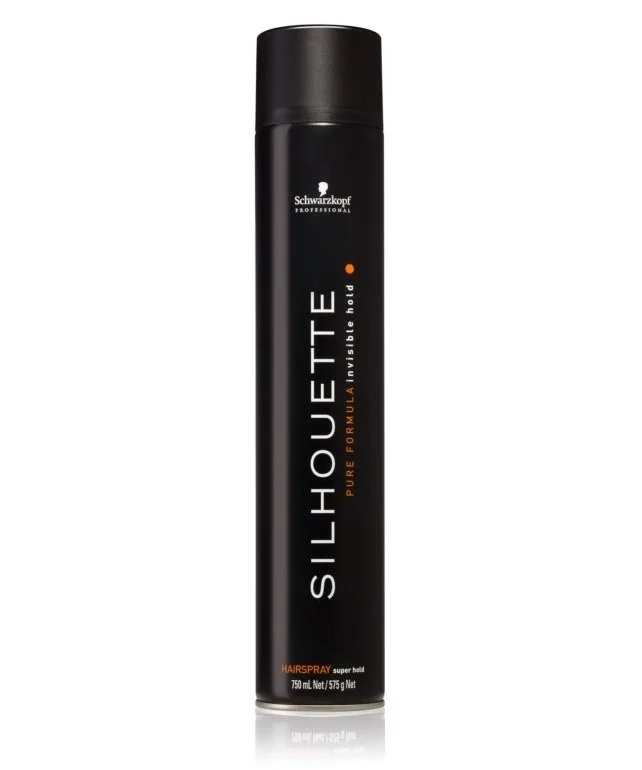 Professional Silhouette Super Hold Spray laca para cabelo com fixação super forte 750 ml