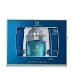 Ocean's Club Eau de Toilette para homens 100 ml + Bálsamo Pós-Barba 100 ml + Gel de Banho