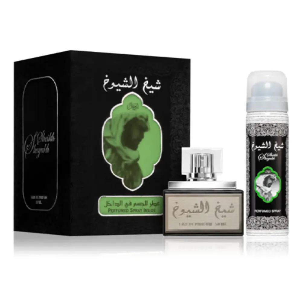 Sheikh Al Shuyukh 50 ml + DEO em spray água de perfume unissexo