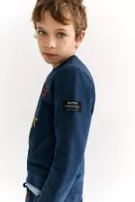 Ecoalf Sienalf Sweatshirt Boys Blue Indigo