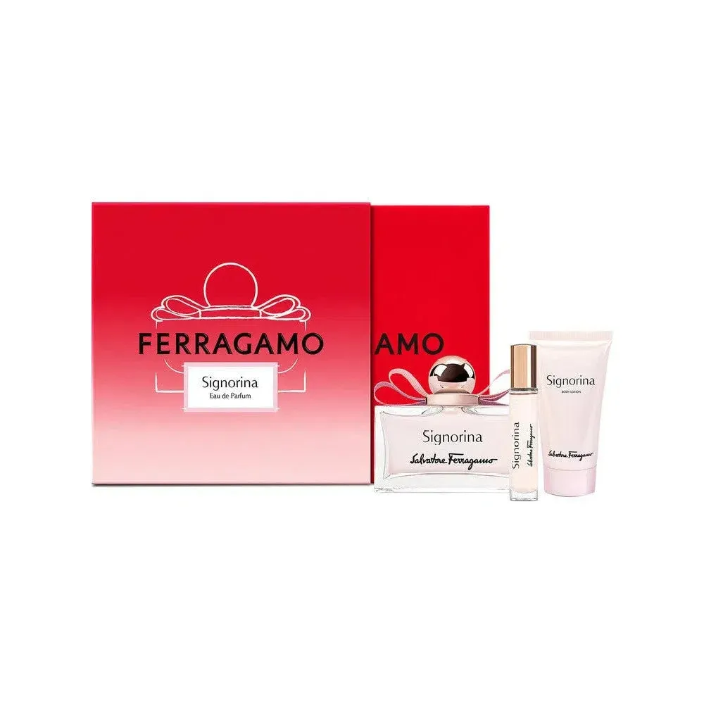 Signorina 100 ml + EDP MINI 10 ml + BL eau de parfum para mulheres 50 ml