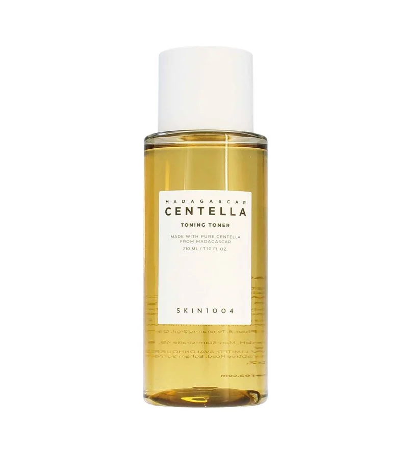 Madagascar Centella Toning Toner tónico esfoliante suave para pele sensível 210 ml