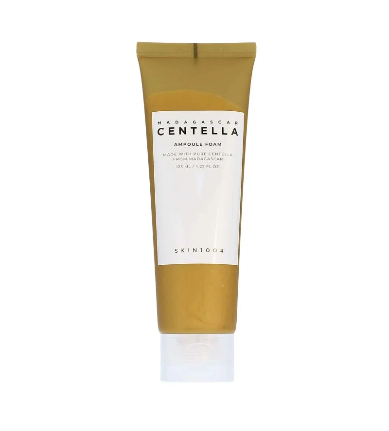 Madagascar Centella Ampoule Foam espuma de limpeza cremosa para pele sensível 125 ml