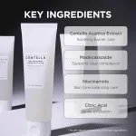 Madagascar Centella gel de limpeza espumante para iluminar e hidratar 125 ml