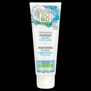 Champô hidratante BIO com coco e ácido hialurónico (250 ml) - para todos os tipos de cabelo