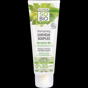 Champô suave BIO de verbena e limão (250 ml) - ideal para cabelos oleosos