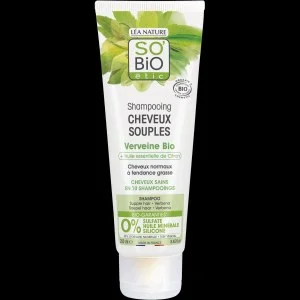 SO’BiO étic Champô suave BIO de verbena e limão (250 ml) - ideal para cabelos oleosos