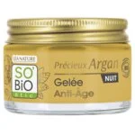 SO’BiO étic Anti-age Precieux Argan Gel noturno BIO (50 ml) - regenera e suaviza a pele
