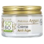 SO’BiO étic Creme de dia BIO Anti-age Precieux Argan (50 ml) - hidrata, firma e ilumina a pele