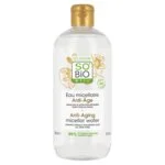 SO’BiO étic Anti-Age Precieux Argan Água micelar anti-idade com ácido hialurónico BIO (500 ml) - com ácido hialurónico
