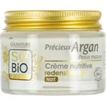 SO’BiO étic Anti-age Precieux Creme noturno nutritivo e firmador GOLD BIO (50 ml) - ideal para pele madura