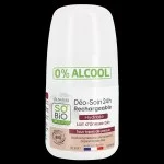 SO’BiO étic Desodorizante roll-on 24h hidratante com leite de burra - recarregável BIO (50 ml) - também para pele sensível