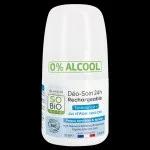 SO’BiO étic Desodorizante roll-on 24h - Tolerance+ com Aloe vera BIO (50 ml) - eficaz até 24 horas