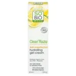SO’BiO étic Gel-creme facial hidratante - Clean Yuzu BIO (40 ml) - ideal para pele oleosa