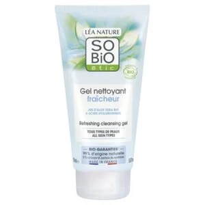 SO’BiO étic Gel de limpeza hidratante Aloe vera BIO (150 ml) - para todos os tipos de pele