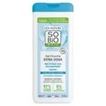 SO’BiO étic Gel de banho EXTRA SUAVE com Aloe vera BIO (650 ml) - hidrata intensamente