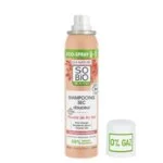 SO’BiO étic Champô seco suave em spray para couro cabeludo sensível BIO (100 ml) - volume e cabelo limpo sem lavar