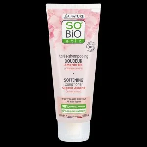 SO’BiO étic Condicionador capilar com leite de amêndoas e proteínas de arroz BIO (200 ml) - para todos os tipos de cabelo