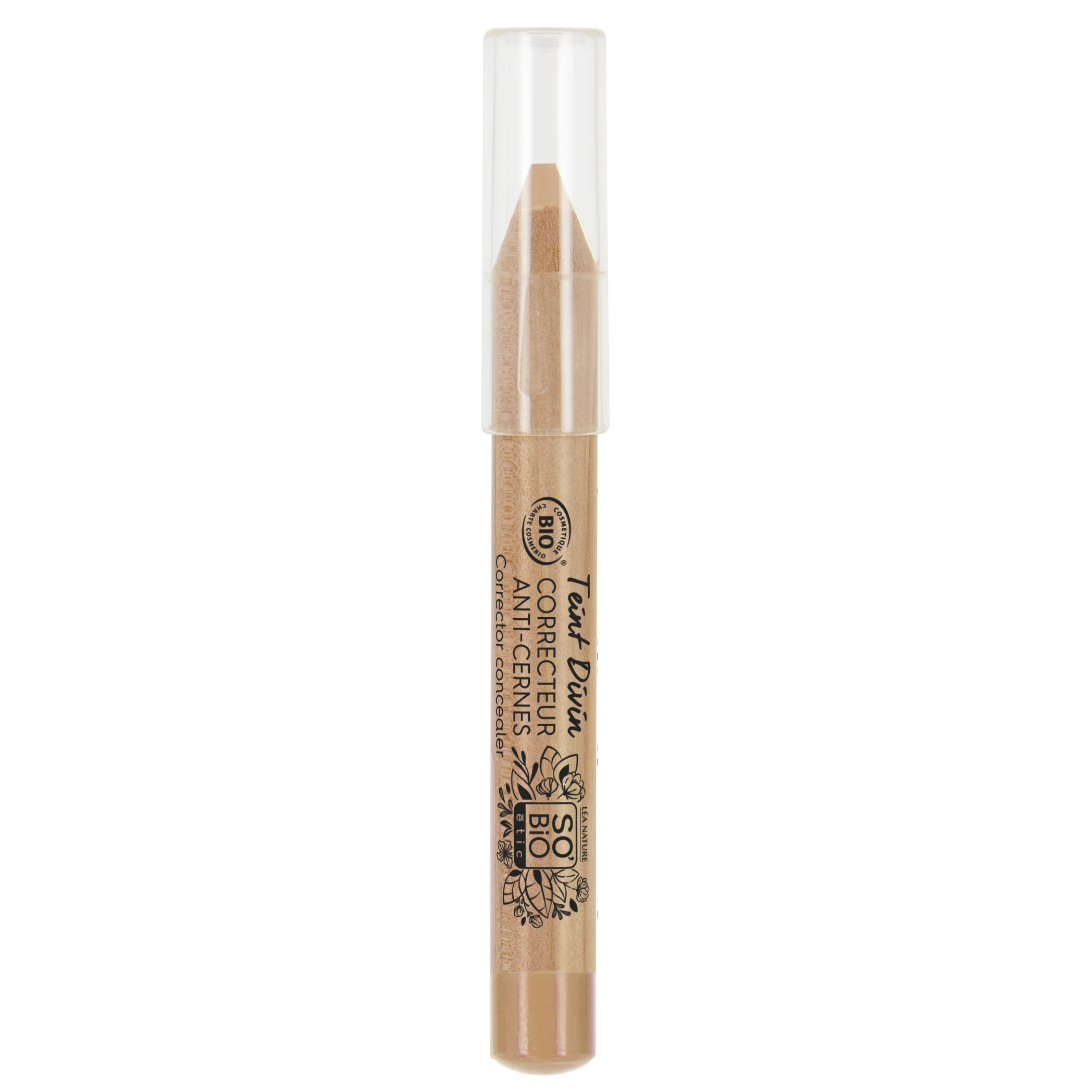 SO’BiO étic Corretivo BIO (4 g) 25 BEIGE DORÉ — bege dourado - cobre as imperfeições da pele