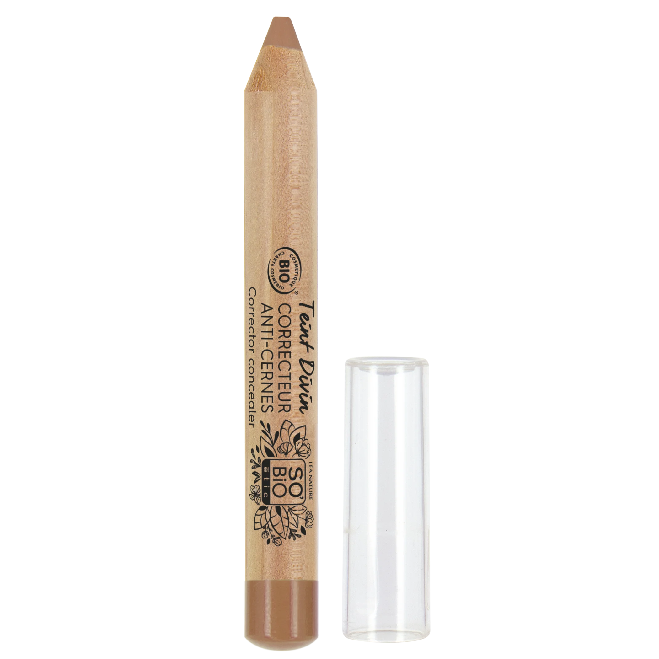 SO’BiO étic Corretivo BIO (4 g) 25 BEIGE DORÉ — bege dourado - cobre as imperfeições da pele