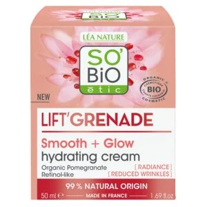 SO’BiO étic Creme de dia iluminador anti-rugas Lift'Grenade BIO (50 ml) - com romã