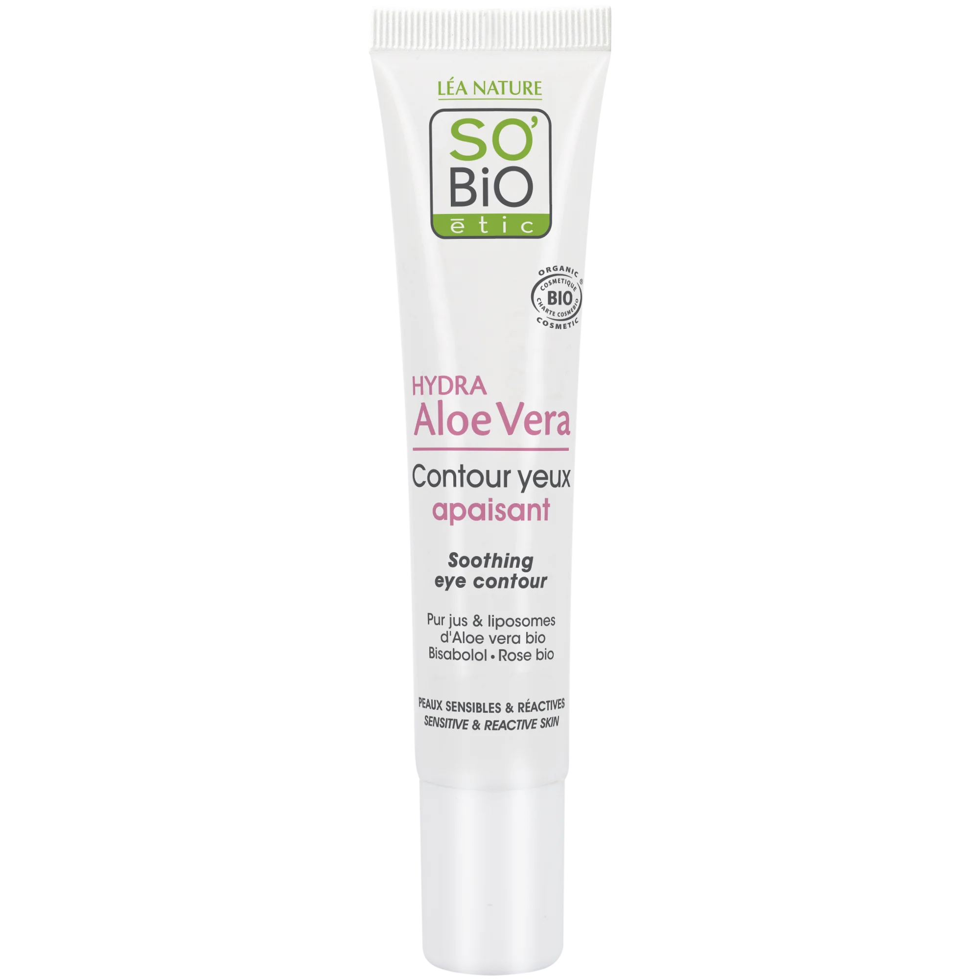 SO’BiO étic Creme calmante para o contorno dos olhos com Aloe Vera BIO (15 ml) - hidrata e acalma o contorno dos olhos