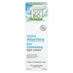 SO’BiO étic Creme de Dia Ligeiramente Hidratante com Aloé Vera BIO (50 ml) - com ácido hialurónico