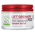 SO’BiO étic Creme noturno iluminador antirrugas Lift'Grenade BIO (50 ml) - com romã