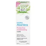 SO’BiO étic Creme protetor para pele sensível com Aloe vera 5 em 1 BIO (50 ml) - hidrata e acalma a pele