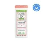 SO’BiO étic Creme de Duche Suavemente Hidratante com Leite de Burra BIO (650 ml) - Todos os Tipos de Pele