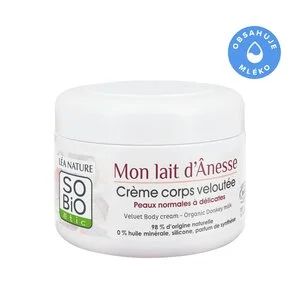 SO’BiO étic Creme corporal nutritivo com leite de burra BIO (200 ml) - também para pele sensível