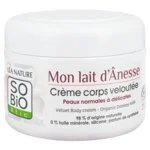 SO’BiO étic Creme corporal nutritivo com leite de burra BIO (200 ml) - também para pele sensível