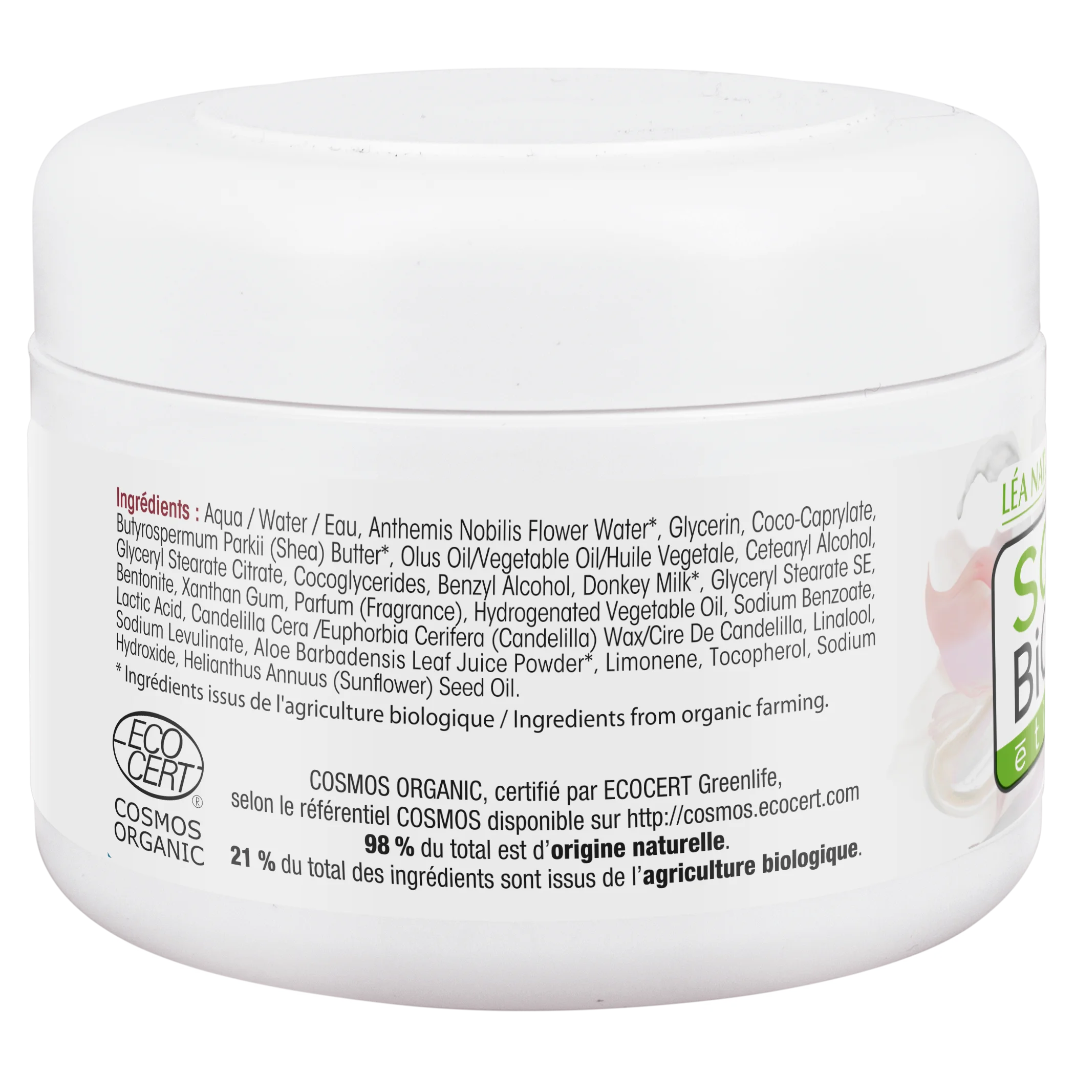 SO’BiO étic Creme corporal nutritivo com leite de burra BIO (200 ml) - também para pele sensível