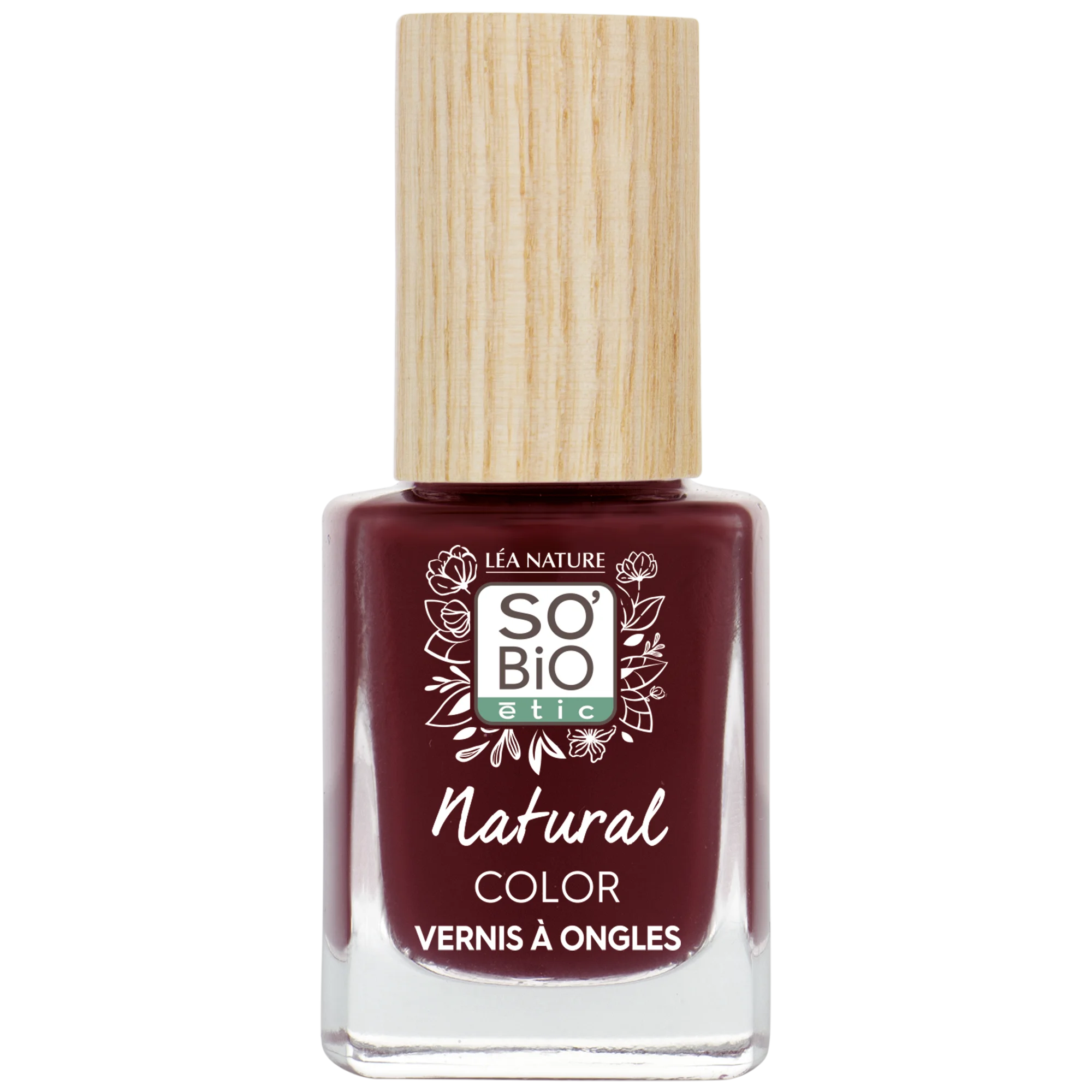 SO’BiO étic Verniz para unhas - 15 vermelho sedutor (11 ml) - com cor brilhante e intensa