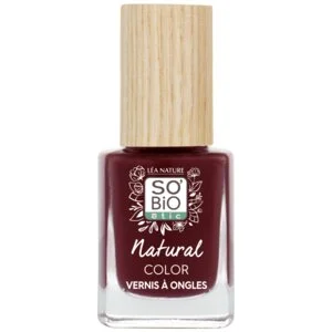 SO’BiO étic Verniz para unhas - 15 vermelho sedutor (11 ml) - com cor brilhante e intensa