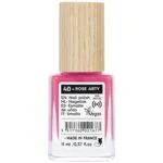 SO’BiO étic Verniz para unhas - 40 rosa boémio (11 ml) - com cor brilhante e intensa