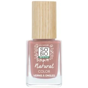 SO’BiO étic Verniz para unhas - 45 peónia rosa (11 ml) - com cor brilhante e intensa