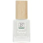 SO’BiO étic Verniz para unhas - 80 branco francês (11 ml) - com cor brilhante e intensa