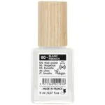SO’BiO étic Verniz para unhas - 80 branco francês (11 ml) - com cor brilhante e intensa
