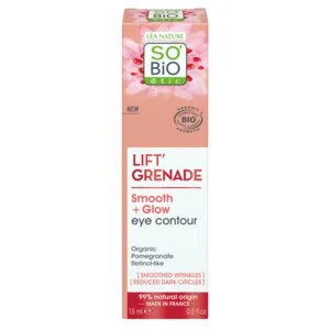 SO’BiO étic Cuidado para o contorno dos olhos Lift'Grenade BIO (15 ml) - com romã