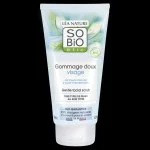 SO’BiO étic Esfoliante suave para uso frequente Aloe vera BIO hidratante (150 ml) - com ácido hialurónico