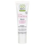 SO’BiO étic Sérum facial com Aloe vera - calmante e hidratante para pele sensível BIO (30 ml) - hidrata, acalma e ilumina