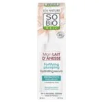 SO’BiO étic Sérum hidratante fortalecedor com leite de burra BIO (30 ml) - com ácido hialurónico