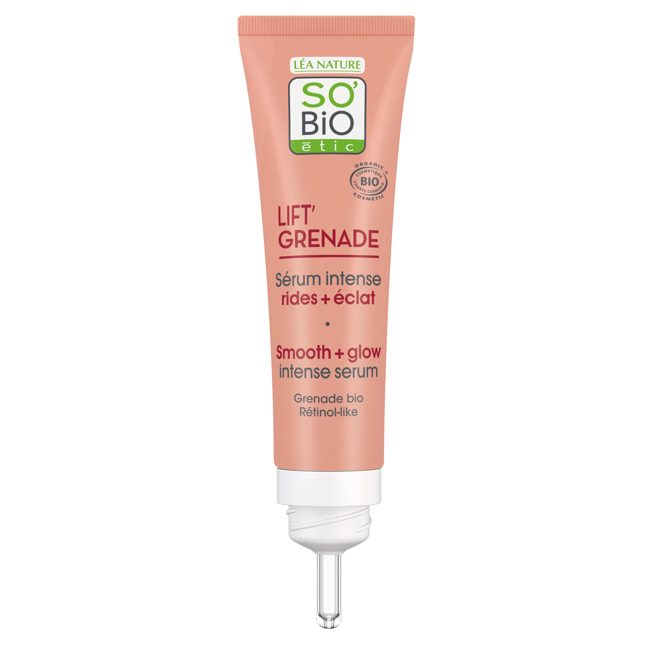 SO’BiO étic Sérum iluminador anti-rugas Lift'Grenade BIO (30 ml) - com romã