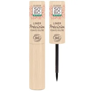 SO’BiO étic Delineador líquido BIO - 01 preto (3 ml) - realça os seus olhos