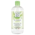 SO’BiO étic Água micelar de limpeza Aloe Vera - zinco e citrinos BIO (500 ml) - ideal para pele mista a oleosa