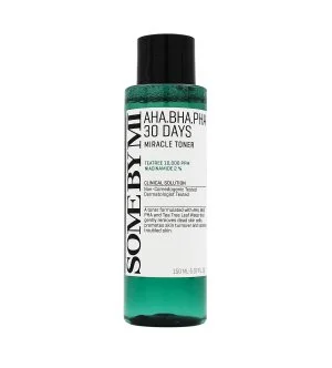 Some By Mi AHA BHA PHA 30 Days Miracle Toner tónico de limpeza